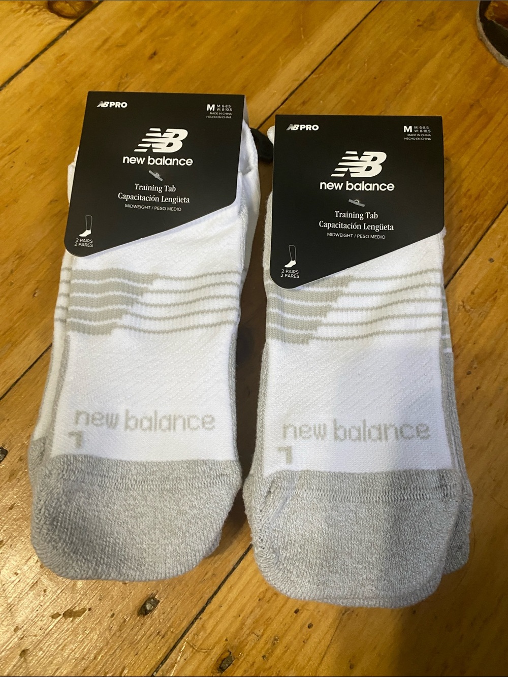 New Balance womens Training Tab Socks Two 2-Packs each 2 pack retails $25